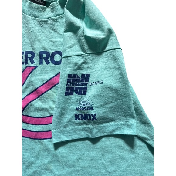 Vintage Kaiser Roll 88 T Shirt Screen Stars Best Aqua XL Men - Picture 7 of 12